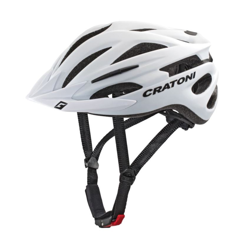 Cratoni Pacer Helm weiß matt – Radwerk Kempen