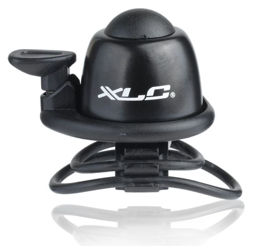 XLC Mini Sonnette Vélo Avec Boussole - Noir Et Compacte